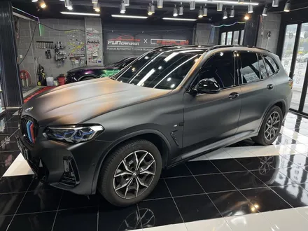 BMW X3 글램(GLAM) Matte suit black 전체제거 및 재시공 보험수리 / 광주, 성남, 용인, 수원