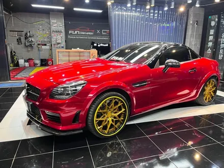 slk55 amg 전체랩핑 제거 및 전체랩핑 재시공 진행 / 광주, 성남, 용인, 수원