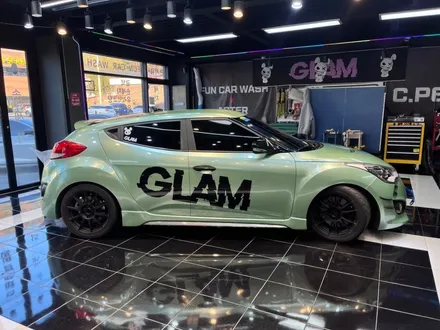 벨로스터 글램(GLAM) Gentle Green 전체랩핑 시공 / 광주, 성남, 용인, 수원