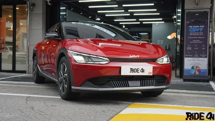 기아 EV6 블랙 PPF 투톤 랩핑 시공! 남양주루프스킨 라이드 온 / 남양주