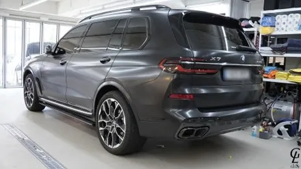 BMW X7 PET 사틴 블랙 전체 랩핑! 남양주 별내 글로시 / 남양주