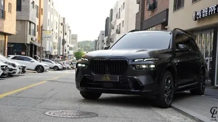 BMW X7 PET 사틴 블랙 전체 랩핑! 남양주 별내 글로시 / 남양주
