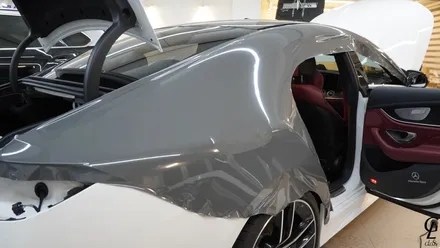벤츠 CLS 400d 에이버리 다크그레이 전체랩핑 시공! 남양주 하남 구리 크레용랩핑 글로시! / 남양주