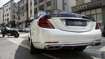 마이바흐 S650 고광택 투톤랩핑 시공! 남양주 별내 듀오톤 랩핑 글로시! / 남양주