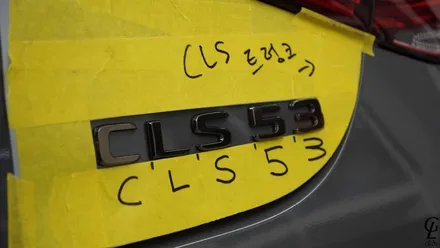 벤츠 CLS 400d 에이버리 다크그레이 전체랩핑 시공! 남양주 하남 구리 크레용랩핑 글로시! / 남양주