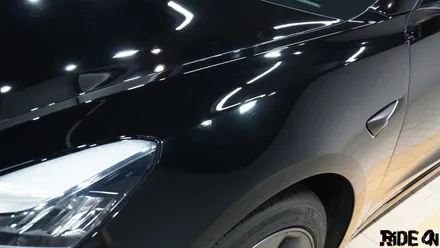 테슬라 모델3 세라믹프로 유리막 코팅 시공! 다산 남양주 구리 미사 하남 유리막코팅 라이드온 / 남양주