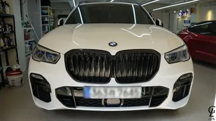 BMW X5 고광택 GT실버 전체랩핑 시공! 남양주 하남 구리 지티실버 랩핑 글로시 / 남양주