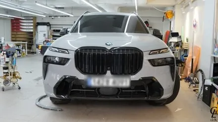 BMW X7 PET 사틴 블랙 전체 랩핑! 남양주 별내 글로시 / 남양주