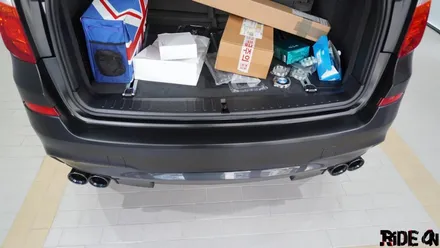 BMW X3 사틴 블랙 전체랩핑 시공! 다산 라이드온 / 남양주