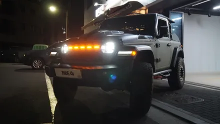 지프 랭글러 에이버리 카키 전체랩핑 시공! 랭글러 랩핑 라이드 온! / 남양주