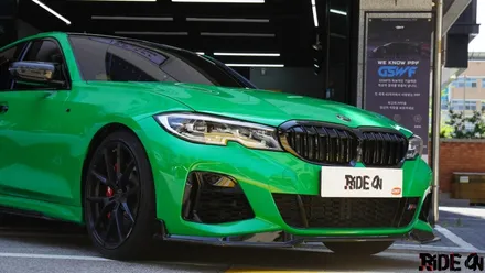 BMW 340i AX 고광택 전체랩핑! 고광택 랩핑 라이드온! / 남양주