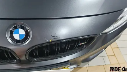 다산 BMW M4 앞 범퍼 랩핑 보수 시공! / 남양주