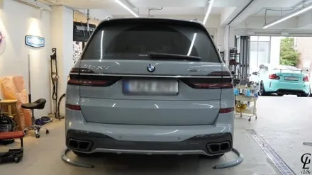 BMW X7 PET 사틴 블랙 전체 랩핑! 남양주 별내 글로시 / 남양주