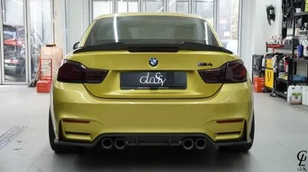BMW M4 컨버터블 시원한 브라바도 PORSCHE GENTIAN BLUE METALLIC 컬러 랩핑! / 남양주