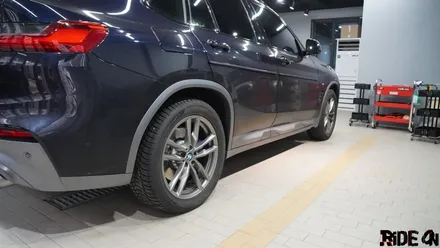BMW X4 20i 사틴블랙 가니쉬 몰딩 랩핑! 다산 남양주 구리 하남 미사 랩핑 라이드온 / 남양주