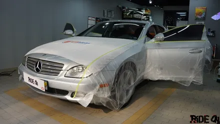 W219 CLS350 유쉴드 어비스 재시공! 남양주 틴팅 재시공 라이드온 / 남양주