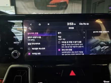 쏘렌토 mq4 아크릴 엠비언트 시공 & 순정연동! / 전주 덕진구 장동