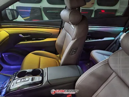프리미엄 무빙 모션 엠비언트 글로우모션 투싼NX4에 수제몰딩으로 적용완료 / 전주 덕진구 장동