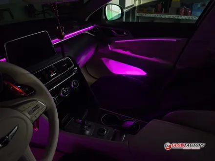 제네시스 G70 엠비언트 라이트 도어, 포켓, 대시보드까지! / 전주 덕진구 장동