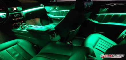 벤츠e350 W212 엠비언트 도어부터 대쉬보드까지 심심한 실내를 풍성하게 / 전주 덕진구 장동