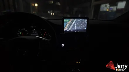 벤츠 X156 GLA45 AMG 안드로이드 시스템과 브로딧거치대