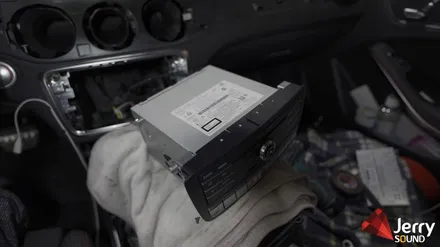 벤츠 X156 GLA45 AMG 안드로이드 시스템과 브로딧거치대