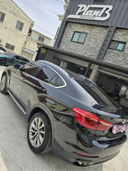 구미 전체랩핑 시공 전문점 플랜B_BMW X6 고광택 블랙유광 시공후기 / 경북 구미 비산로5안길