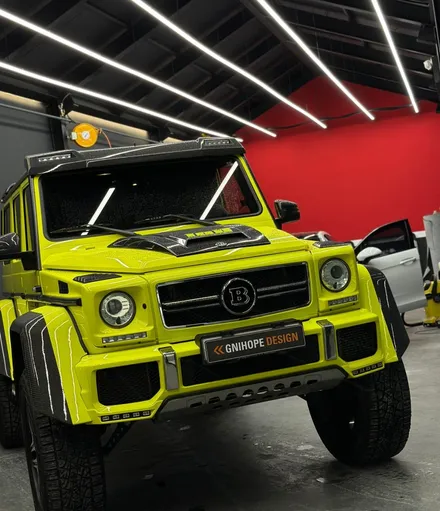 벤츠 G500 4x4 외장 도어손잡이 찍힘 파임현상 복원 / 과천 삼부골로