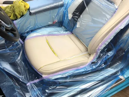 롤스로이스 던 운전석 시트 오염과 이염을 제거하고 헤진 가죽시트 복원 / 과천 삼부골로