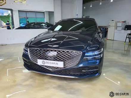 대구랩핑 제네시스 G80 사틴블랙 시공기 / 대구 북구 칠성동