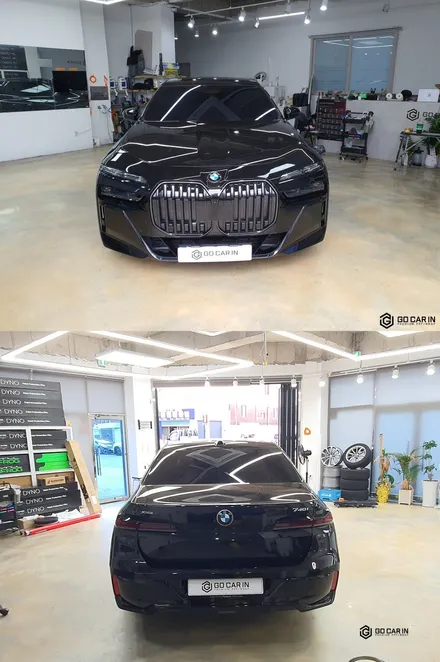 BMW 7시리즈 크롬죽이기+코치라인 - 올블랙에 포인트 굿! / 대구 북구 칠성동