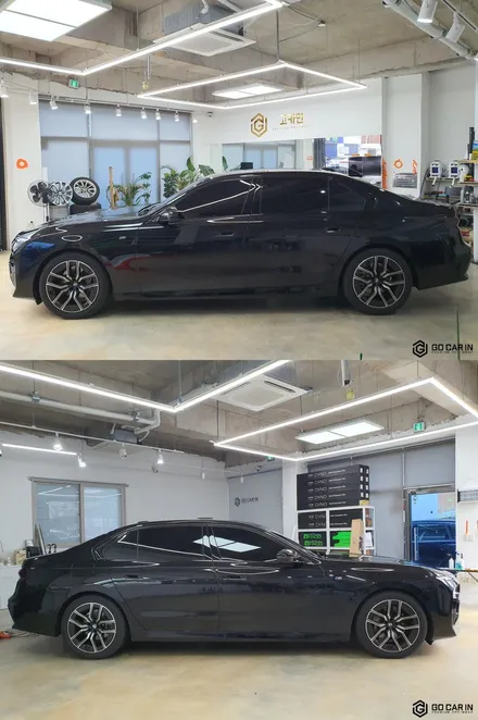BMW 7시리즈 크롬죽이기+코치라인 - 올블랙에 포인트 굿! / 대구 북구 칠성동