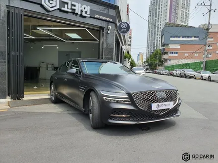 대구랩핑 제네시스 G80 사틴블랙 시공기 / 대구 북구 칠성동