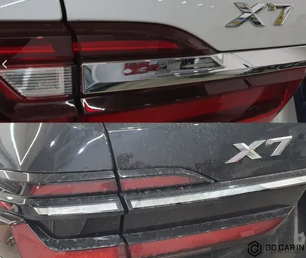 BMW X7 크롬죽이기 올블랙 완성(Feat.루프랙까지) / 대구 북구 칠성동