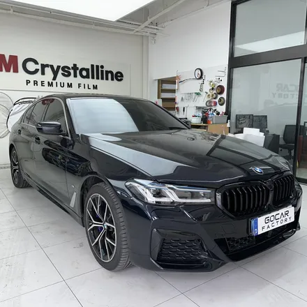 광주 BMW 썬팅 재시공과 크롬죽이기시공을 한번에 / 광주 북구