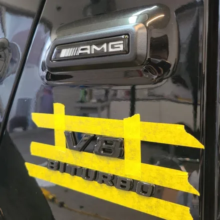 [고카팩토리] 광주랩핑 벤츠 g63 amg 지바겐  블랙팩 크롬죽이기 / 광주 북구