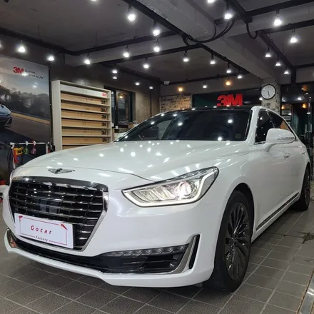 [고카팩토리]광주랩핑 EQ900 에이버리 화이트펄 전체랩핑 / 중후함을 벗어던져 세련됨으로. / 광주 북구