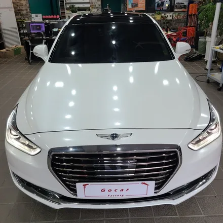 [고카팩토리]광주랩핑 EQ900 에이버리 화이트펄 전체랩핑 / 중후함을 벗어던져 세련됨으로. / 광주 북구