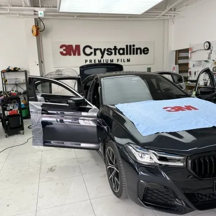 광주 BMW 썬팅 재시공과 크롬죽이기시공을 한번에 / 광주 북구