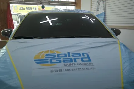 아이오닉 신차패키지 아마존그레이 색상과 솔라가드의 조합 / 경기 부천