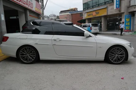 부천썬팅 BMW 335I 컨버터블 열선 손상없이 재시공 완료 / 경기 부천