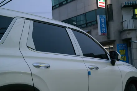 심곡동 썬팅 신차패키지 팰리세이드 차량 출고가 많네요! / 경기 부천