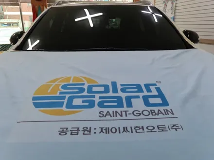 싼타페TM 팬텀블랙 색상 신차패키지 솔라가드 차콜, 아이나비 A100 / 경기 부천