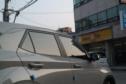 베뉴 크리미그레이 색상 신차패키지 시공기 / 경기 부천