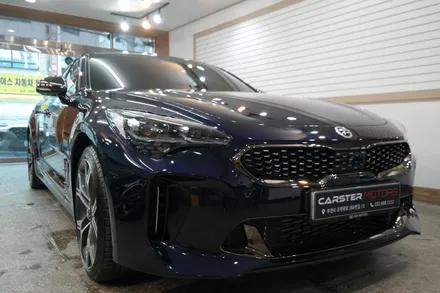 스팅어 딥크로마블루 색상 신차패키지 시공기 / 경기 부천