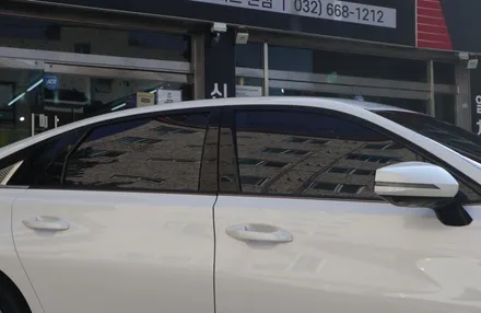 기아 K8 페이스리프트 레거시 핀 썬팅 하이엔드로 / 경기 부천