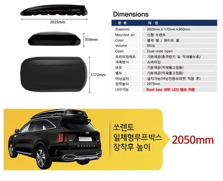쏘렌토MQ4 루프박스 왜 코토를 선택할까 / 경기 부천