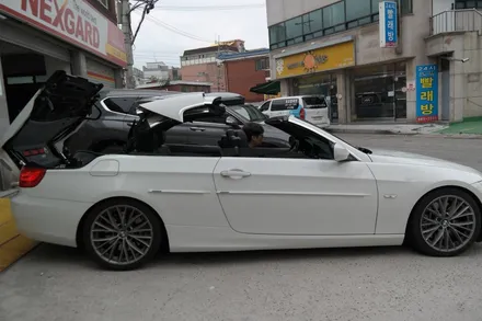 부천썬팅 BMW 335I 컨버터블 열선 손상없이 재시공 완료 / 경기 부천