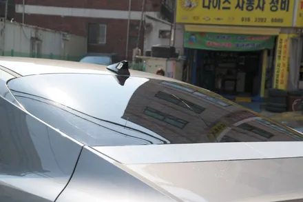 플루이드메탈 색상의 아반떼 출고 후 칼트윈RX 썬팅 시공해드렸어요! / 경기 부천