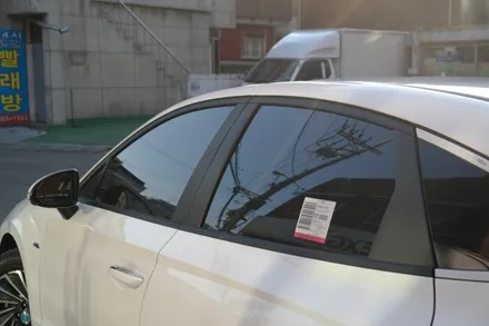 부천신차패키지 DN8 하이브리드 화이트크림 색상 솔라가드 시공기 / 경기 부천